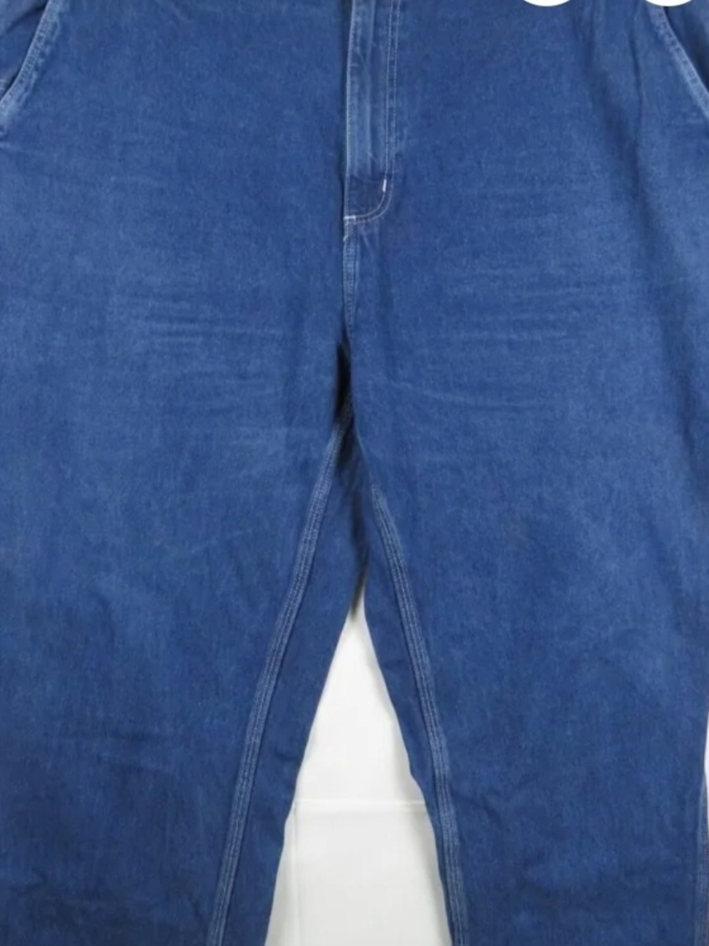 Carhartt Denim Jeans Cargo Carpenter Relaxed Fit 38x30 (N494)